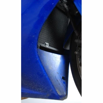 R&G Radiator Guard Black For Honda CBR1100XX Blackbird '01-'07 2 R&G Radiator Guard Black For Honda CBR1100XX Blackbird '01-'07 - Image 2