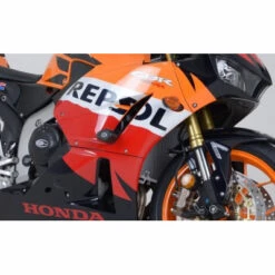 R&G Radiator Guard Titanium For Honda CBR600RR '13-up -MotorVision Store rg radiator guard titanium honda cbr600rr 03