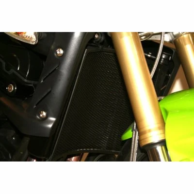 R&G Radiator Guard Titanium For Triumph Street Triple '07-'12 2 R&G Radiator Guard Titanium For Triumph Street Triple '07-'12 - Image 2