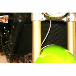 R&G Radiator Guard Black For Triumph Street Triple '08-'12 -MotorVision Store rg radiator guard triumph street triple 12 03