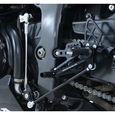 R&G RSET22BK Road And Race Adjustable Rearsets For Honda CBR600RR (2003-current) 4 R&G RSET22BK Road And Race Adjustable Rearsets For Honda CBR600RR (2003-current) - Image 4