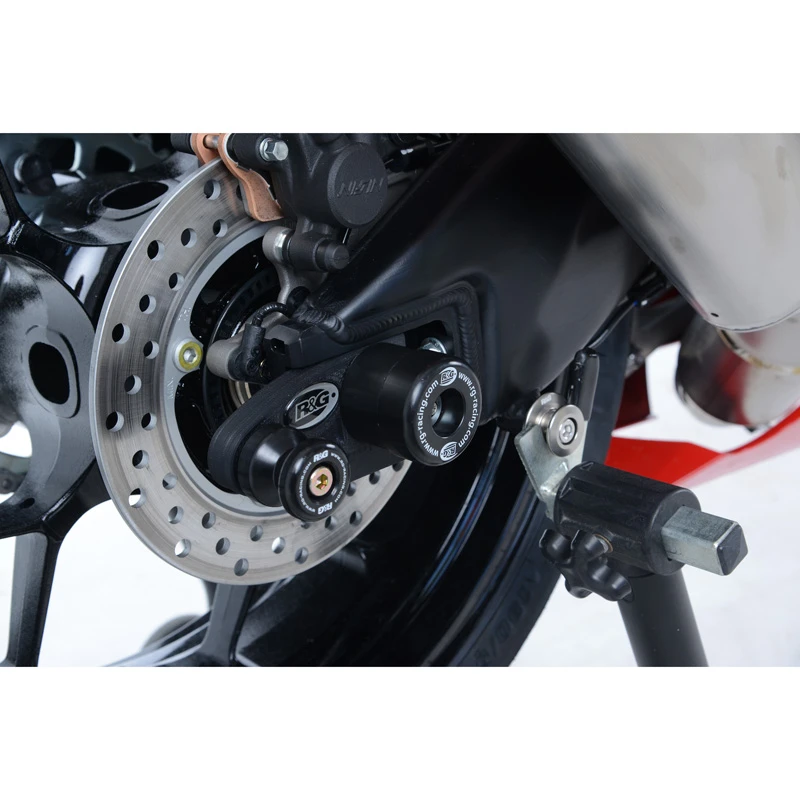 R&G SP0075BK Swingarm Protectors, Expanding Style For Honda CBR1000RR /SP/SP2 (2017-) 2 R&G SP0075BK Swingarm Protectors, Expanding Style For Honda CBR1000RR /SP/SP2 (2017-) - Image 2