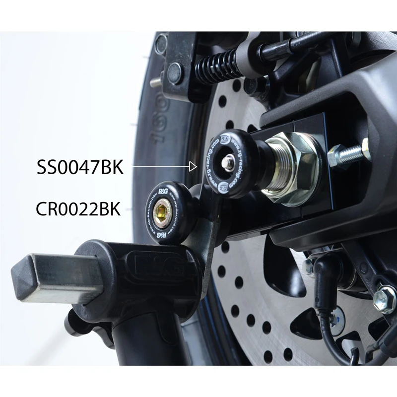 R&G SS0047BK Rear Spindle Sliders For Yamaha T-MAX 530 (2017-) 2 R&G SS0047BK Rear Spindle Sliders For Yamaha T-MAX 530 (2017-) - Image 2