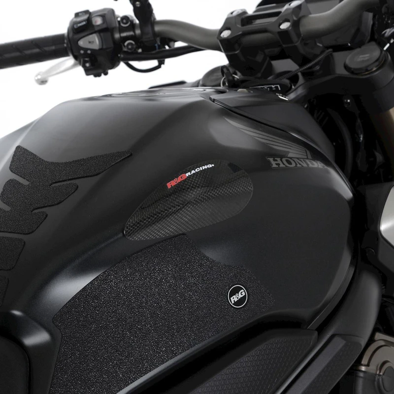 R&G TS0050CG Carbon Gloss Tank Sliders For Honda CBR650R/CB650R (2019-) 2 R&G TS0050CG Carbon Gloss Tank Sliders For Honda CBR650R/CB650R (2019-) - Image 2