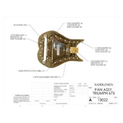Saddlemen Sport Style Gel Channel Solo Seat For Triumph 675R (2013-current) 7 Saddlemen Sport Style Gel Channel Solo Seat For Triumph 675R (2013-current) -MotorVision Store saddlemen 0810 1513 sport gel channel solo seatr image4