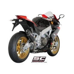 SC-Project A04-40C Oval Racing Exhaust For Aprilia RSV4 Models (2009-2014)