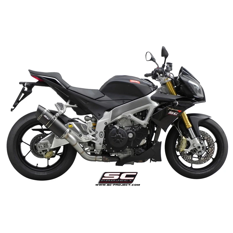 SC-Project A06-12CM Oval Exhaust For Aprilia Tuono V4 R (2011-2014) 2 SC-Project A06-12CM Oval Exhaust For Aprilia Tuono V4 R (2011-2014) - Image 2