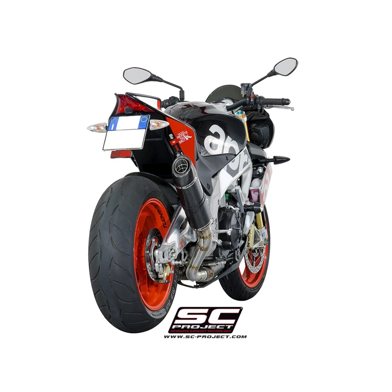 SC-Project A07-01C Oval Exhaust For Aprilia Tuono V4 1100 Factory (2015-2016) 2 SC-Project A07-01C Oval Exhaust For Aprilia Tuono V4 1100 Factory (2015-2016) - Image 2
