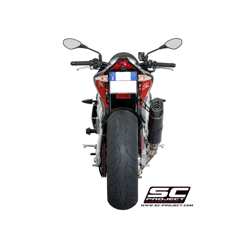 SC-Project A07-01C Oval Exhaust For Aprilia Tuono V4 1100 Factory (2015-2016) 3 SC-Project A07-01C Oval Exhaust For Aprilia Tuono V4 1100 Factory (2015-2016) - Image 3