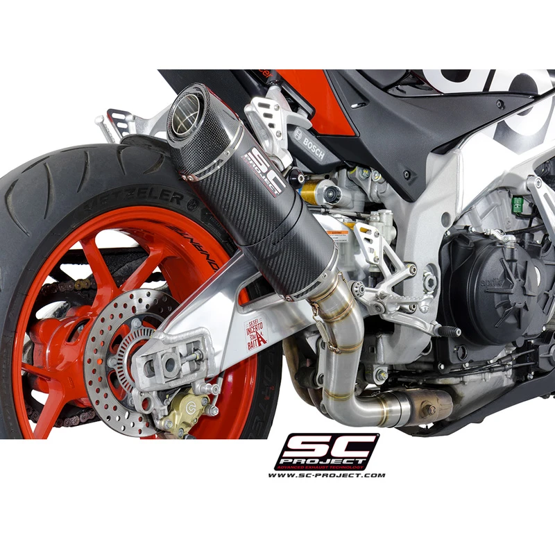 SC-Project A07-01C Oval Exhaust For Aprilia Tuono V4 1100 Factory (2015-2016) 4 SC-Project A07-01C Oval Exhaust For Aprilia Tuono V4 1100 Factory (2015-2016) - Image 4