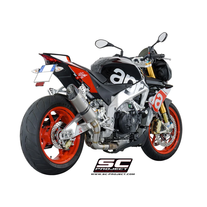 SC-Project A07-01C Oval Exhaust For Aprilia Tuono V4 1100 Factory (2015-2016) 5 SC-Project A07-01C Oval Exhaust For Aprilia Tuono V4 1100 Factory (2015-2016) - Image 5