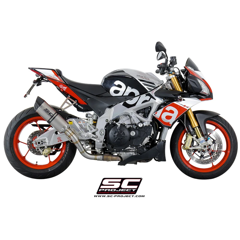 SC-Project A07-01C Oval Exhaust For Aprilia Tuono V4 1100 Factory (2015-2016) 6 SC-Project A07-01C Oval Exhaust For Aprilia Tuono V4 1100 Factory (2015-2016) - Image 6