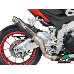 SC-Project A15-65C GP65 Exhaust For Aprilia RSV4 RF / RR (2015-2016) -MotorVision Store sc project a15 65c gp65 exhaust image3