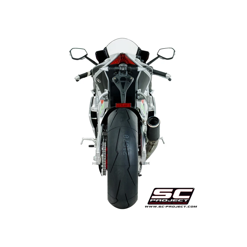 SC-Project A16-36C CR-T Exhaust For Aprilia RSV4 RF / RR, Tuono V4 1100 (2017-2019) 6 SC-Project A16-36C CR-T Exhaust For Aprilia RSV4 RF / RR, Tuono V4 1100 (2017-2019) - Image 6