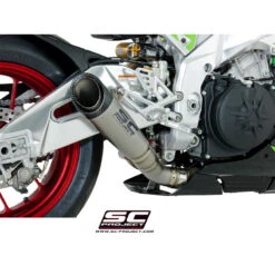 SC-Project A16-LT41T S1 Low Mount Exhaust For Aprilia RSV4 RF / RR, Tuono V4 1100 (2017-) 8 SC-Project A16-LT41T S1 Low Mount Exhaust For Aprilia RSV4 RF / RR, Tuono V4 1100 (2017-) -MotorVision Store sc project a16 lt41t s1 low mount exhaust image3