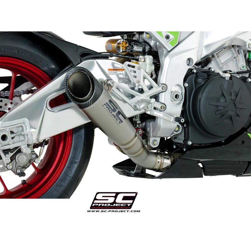 SC-Project A16-LT41T S1 Low Mount Exhaust For Aprilia RSV4 RF / RR, Tuono V4 1100 (2017-) 3 SC-Project A16-LT41T S1 Low Mount Exhaust For Aprilia RSV4 RF / RR, Tuono V4 1100 (2017-) - Image 3