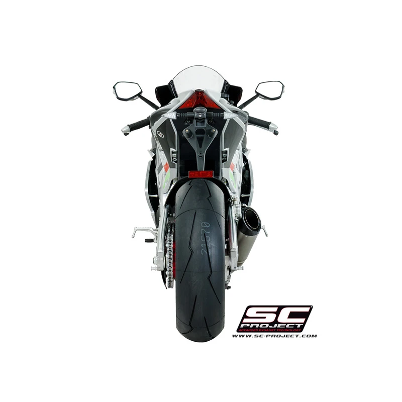 SC-Project A16-LT41T S1 Low Mount Exhaust For Aprilia RSV4 RF / RR, Tuono V4 1100 (2017-) 4 SC-Project A16-LT41T S1 Low Mount Exhaust For Aprilia RSV4 RF / RR, Tuono V4 1100 (2017-) - Image 4
