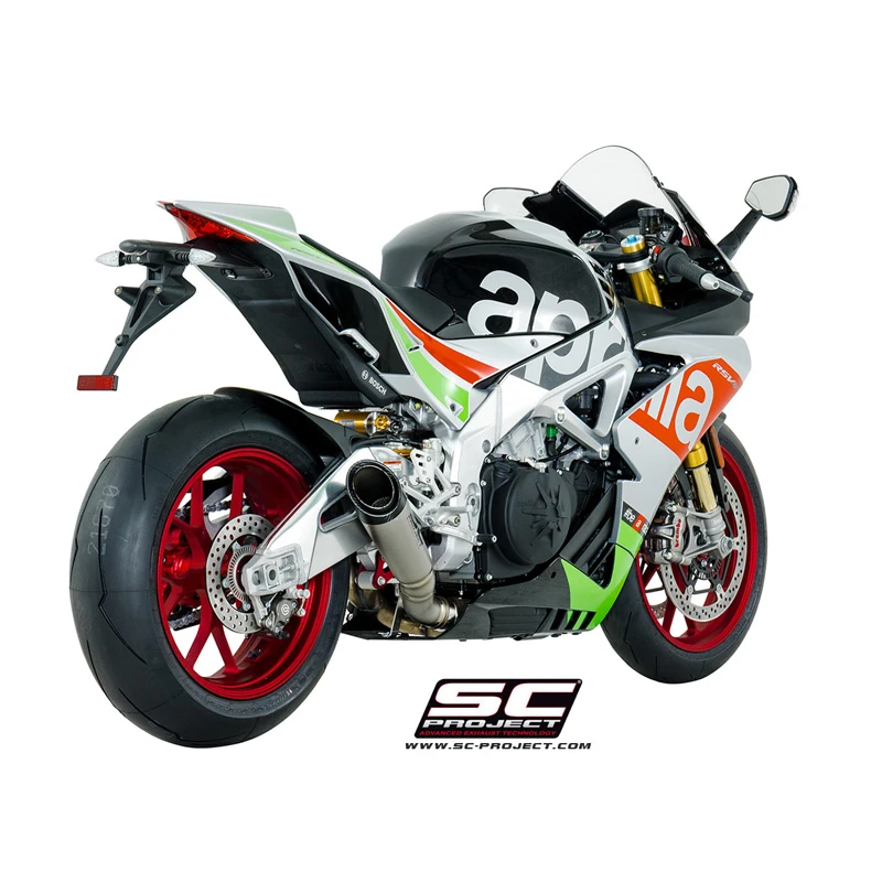SC-Project A16-LT41T S1 Low Mount Exhaust For Aprilia RSV4 RF / RR, Tuono V4 1100 (2017-) 5 SC-Project A16-LT41T S1 Low Mount Exhaust For Aprilia RSV4 RF / RR, Tuono V4 1100 (2017-) - Image 5
