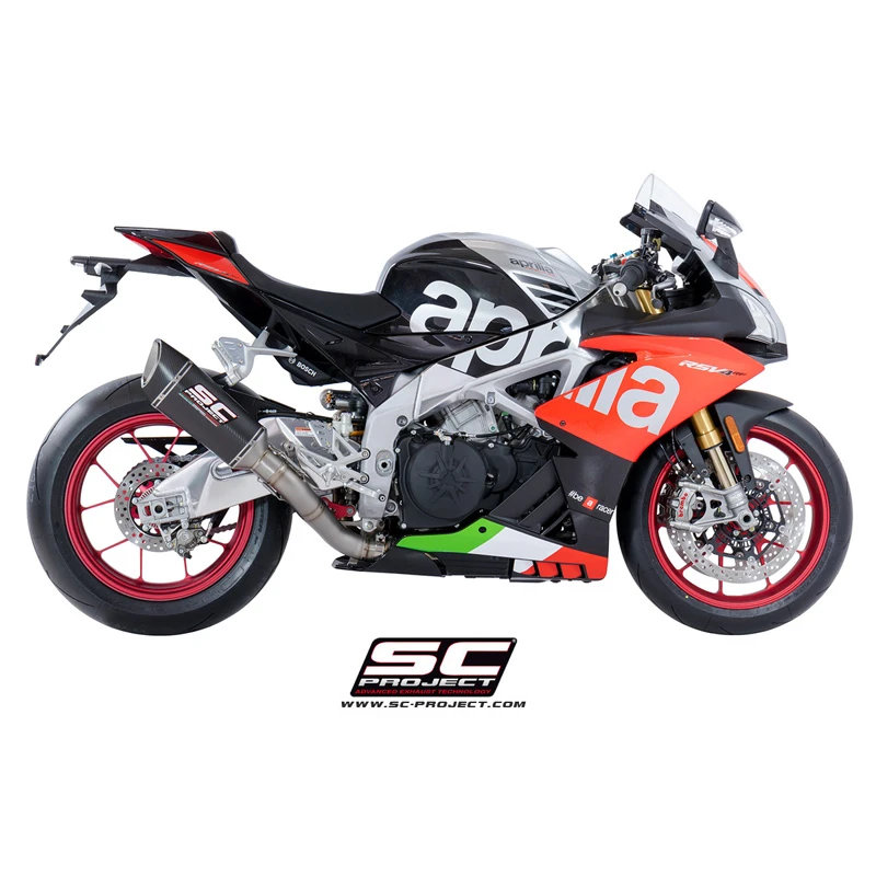 SC-Project A16-T90 SC1-R Slip-on Exhaust For Aprilia RSV4 / Tuono V4 1100 (2017-) 10 SC-Project A16-T90 SC1-R Slip-on Exhaust For Aprilia RSV4 / Tuono V4 1100 (2017-) - Image 10