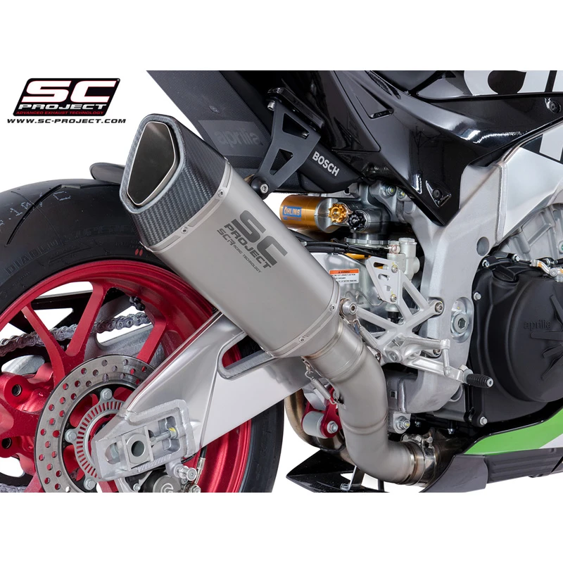 SC-Project A16-T90 SC1-R Slip-on Exhaust For Aprilia RSV4 / Tuono V4 1100 (2017-) 12 SC-Project A16-T90 SC1-R Slip-on Exhaust For Aprilia RSV4 / Tuono V4 1100 (2017-) - Image 12