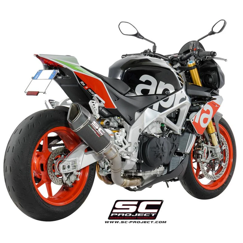 SC-Project A16-T90 SC1-R Slip-on Exhaust For Aprilia RSV4 / Tuono V4 1100 (2017-) 2 SC-Project A16-T90 SC1-R Slip-on Exhaust For Aprilia RSV4 / Tuono V4 1100 (2017-) - Image 2