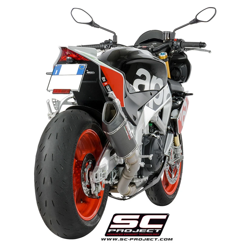 SC-Project A16-T90 SC1-R Slip-on Exhaust For Aprilia RSV4 / Tuono V4 1100 (2017-) 3 SC-Project A16-T90 SC1-R Slip-on Exhaust For Aprilia RSV4 / Tuono V4 1100 (2017-) - Image 3