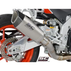 SC-Project A16-T90 SC1-R Slip-on Exhaust For Aprilia RSV4 / Tuono V4 1100 (2017-) 17 SC-Project A16-T90 SC1-R Slip-on Exhaust For Aprilia RSV4 / Tuono V4 1100 (2017-) -MotorVision Store sc project a16 t90 sc1 r slip on exhaust image4