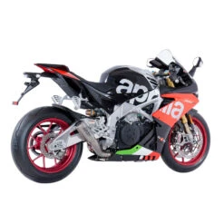 SC-Project A18-LT36T CR-T Slip-on Exhaust, Titanium For Aprilia RSV4 RF/RR / Tuono V4 -MotorVision Store sc project a18 lt36t cr t slip on exhaust titanium image4