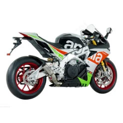 SC-Project A18-LT36TR CR-T Slip-on Exhaust, Titanium For Aprilia RSV4 RF/RR / Tuono V4 -MotorVision Store sc project a18 lt36tr cr t slip on exhaust image5