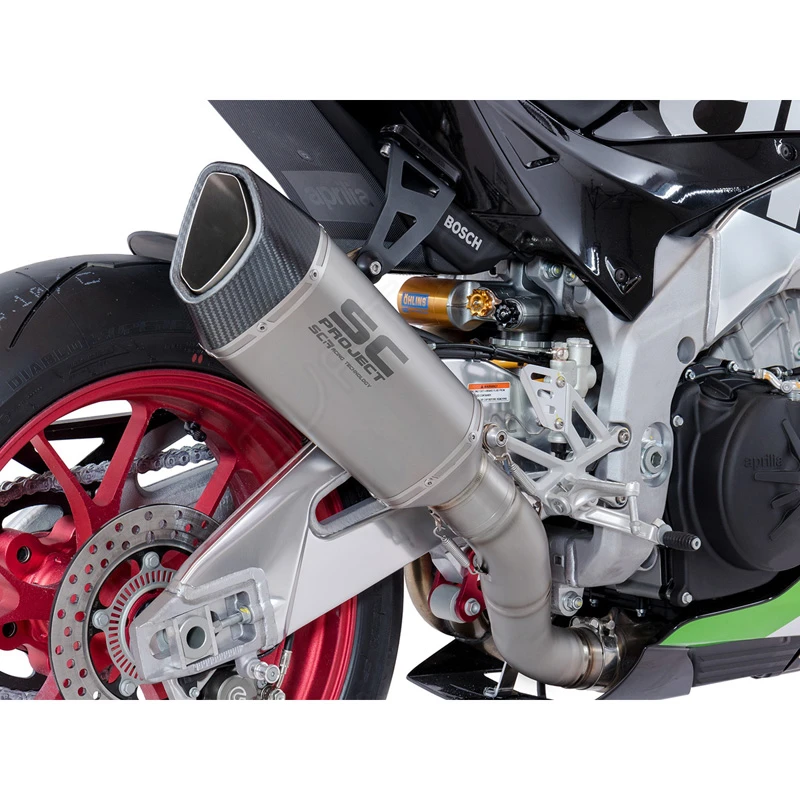 SC-Project A18-T90T SC1-R Slip-on Exhaust, Titanium For Aprilia RSV4 RF / RR '18-'20 1 SC-Project A18-T90T SC1-R Slip-on Exhaust, Titanium For Aprilia RSV4 RF / RR '18-'20