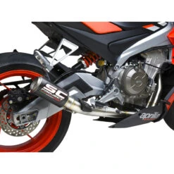 SC-Project A23-AC36CR CR-T Full Exhaust, Carbon Fiber For Aprilia RS/Tuono 660 (2020-)