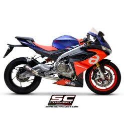 SC-Project A23-AC36CR CR-T Full Exhaust, Carbon Fiber For Aprilia RS/Tuono 660 (2020-) -MotorVision Store sc project a23 ac36cr cr t full exhaust image3