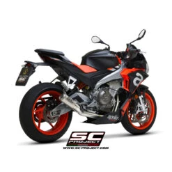 SC-Project A23-AC36TR CR-T Full Exhaust, Titanium For Aprilia RS/Tuono 660 (2020-) 8 SC-Project A23-AC36TR CR-T Full Exhaust, Titanium For Aprilia RS/Tuono 660 (2020-) -MotorVision Store sc project a23 ac36tr cr t full exhaust image4