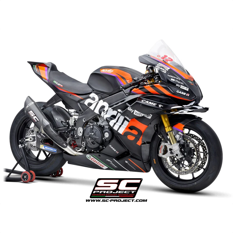 SC-Project A27-TC93C SC1-R Full Exhaust, 350mm For Aprilia RSV4 1100/Factory '21- 5 SC-Project A27-TC93C SC1-R Full Exhaust, 350mm For Aprilia RSV4 1100/Factory '21- - Image 5