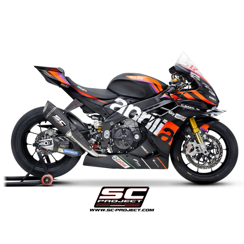 SC-Project A27-TC93C SC1-R Full Exhaust, 350mm For Aprilia RSV4 1100/Factory '21- 6 SC-Project A27-TC93C SC1-R Full Exhaust, 350mm For Aprilia RSV4 1100/Factory '21- - Image 6