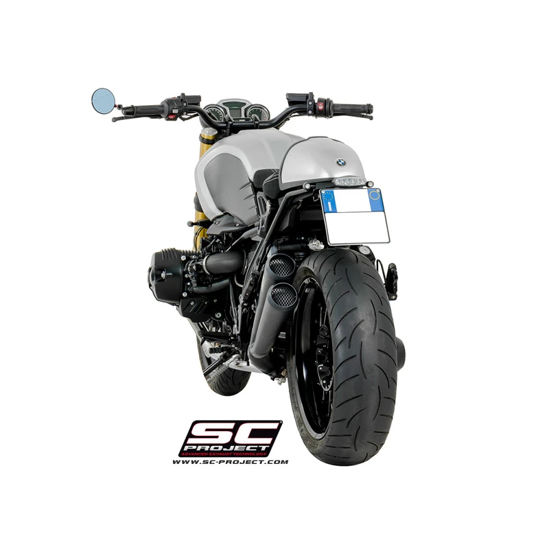 SC-Project B18-D39-70SMB Dual Conic "70s Style" Exhaust For BMW RnineT / Racer (2014-) 3 SC-Project B18-D39-70SMB Dual Conic "70s Style" Exhaust For BMW RnineT / Racer (2014-) - Image 3