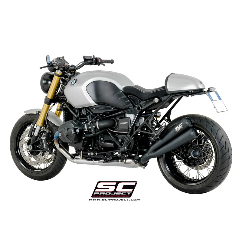 SC-Project B18-D39-70SMB Dual Conic "70s Style" Exhaust For BMW RnineT / Racer (2014-) 6 SC-Project B18-D39-70SMB Dual Conic "70s Style" Exhaust For BMW RnineT / Racer (2014-) - Image 6