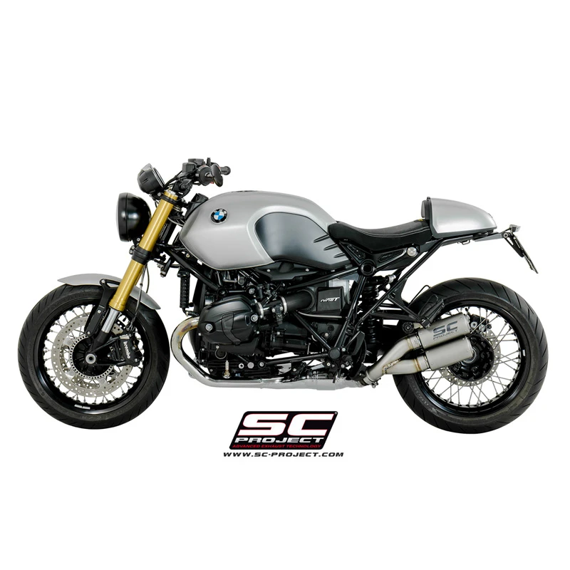 SC-Project B18-DT36T Dual CR-T Exhaust For BMW RnineT / Racer (2014-) 2 SC-Project B18-DT36T Dual CR-T Exhaust For BMW RnineT / Racer (2014-) - Image 2