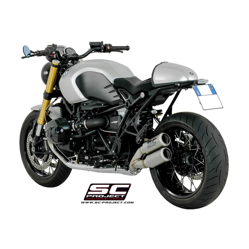 SC-Project B18-DT36T Dual CR-T Exhaust For BMW RnineT / Racer (2014-) 4 SC-Project B18-DT36T Dual CR-T Exhaust For BMW RnineT / Racer (2014-) - Image 4