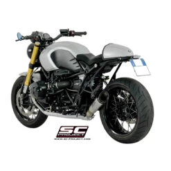 SC-Project B18-T41T S1 Low Mount Exhaust For BMW RnineT / Racer (2014-) -MotorVision Store sc project b18 t41t s1 low mount exhaust image4