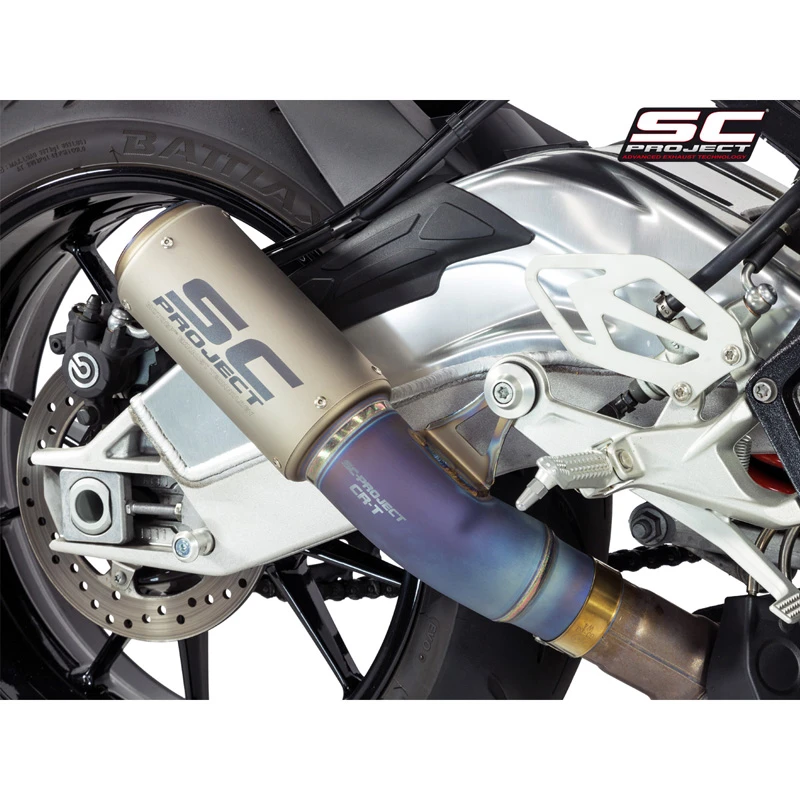 SC-Project B20-T36C CR-T With Titanium Link Pipe, Exhaust For BMW S1000RR (2015-2016) 2 SC-Project B20-T36C CR-T With Titanium Link Pipe, Exhaust For BMW S1000RR (2015-2016) - Image 2