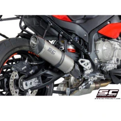 SC-Project B23-H01 Oval Slip-on Exhaust For BMW S 1000 XR (2017-)
