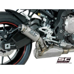SC-Project B27-T70T GP70-R Slip-on Exhaust, Titanium For BMW S1000R (2017-2020)