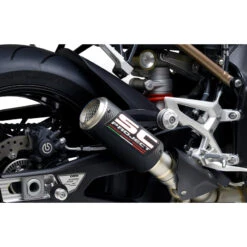 SC-Project B39-50CR CR-T Slip-on Exhaust, Carbon Fiber For BMW S1000R '21-