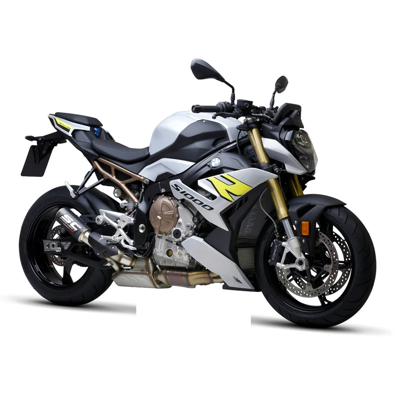 SC-Project B39-50CR CR-T Slip-on Exhaust, Carbon Fiber For BMW S1000R '21- 3 SC-Project B39-50CR CR-T Slip-on Exhaust, Carbon Fiber For BMW S1000R '21- - Image 3
