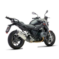 SC-Project B35-122T X-plorer Slip-on Exhaust, Titanium For BMW R1250R/RS '19- -MotorVision Store sc project b35 122t x plorer slip on exhaust image4