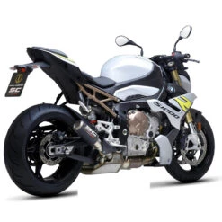 SC-Project B39-38CR CR-T Slip-on Exhaust, Carbon For BMW S1000R (2021-) -MotorVision Store sc project b39 38cr cr t slip on exhaust carbon image4