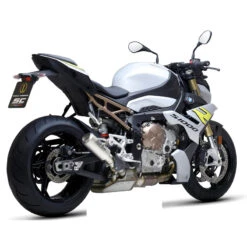 SC-Project B39-50TR CR-T Slip-on Exhaust, Titanium For BMW S1000R '21-