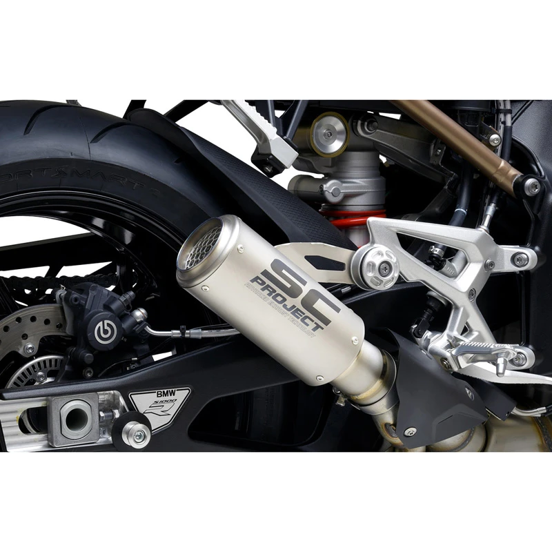 SC-Project B39-50TR CR-T Slip-on Exhaust, Titanium For BMW S1000R '21- 2 SC-Project B39-50TR CR-T Slip-on Exhaust, Titanium For BMW S1000R '21- - Image 2