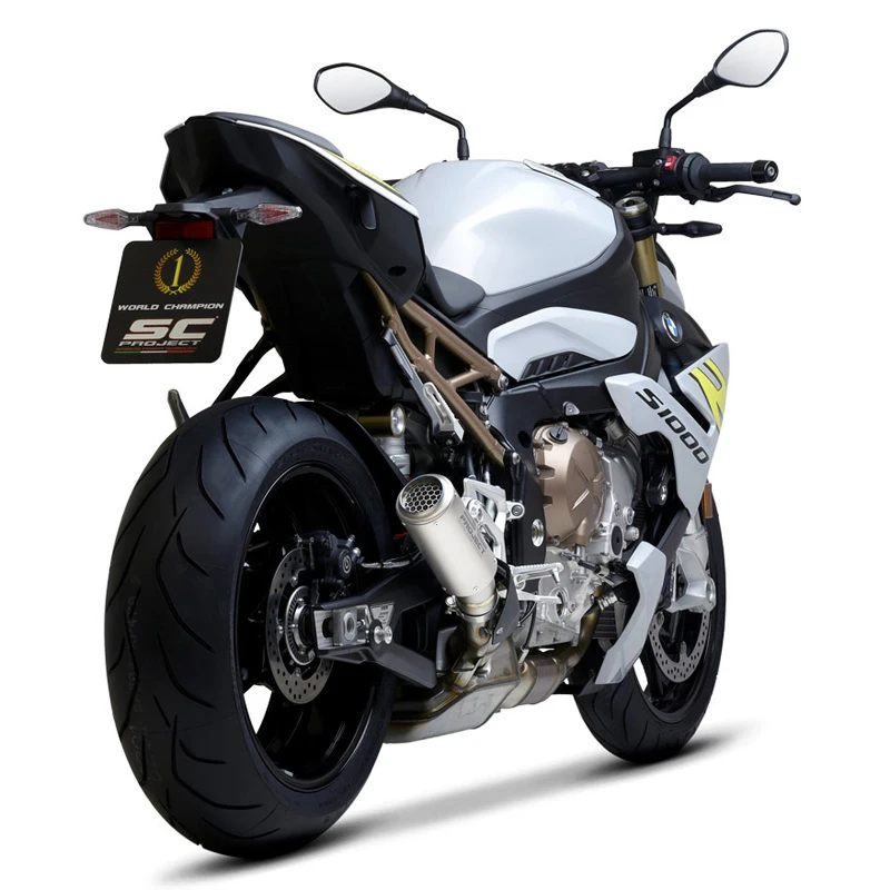 SC-Project B39-50TR CR-T Slip-on Exhaust, Titanium For BMW S1000R '21- 6 SC-Project B39-50TR CR-T Slip-on Exhaust, Titanium For BMW S1000R '21- - Image 6